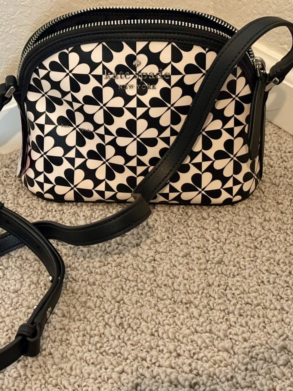 Kate Spade Dome Crossbody Holly Spade Clover Geo